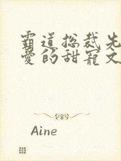 霸道总裁先婚后爱的甜宠文小说