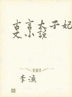 古言太子妃甜宠文小说