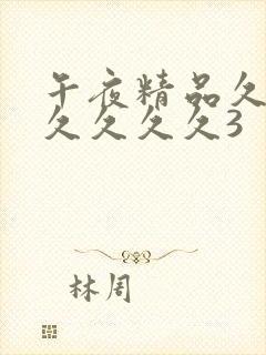 午夜精品久久久久久久久3