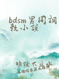 bdsm男同调教小说