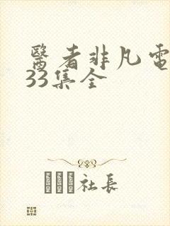 医者非凡电视剧33集全