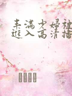 丰满少妇被猛烈进入高清播放软件