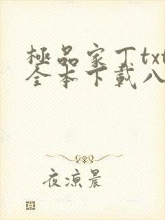极品家丁txt全本下载八零电子书