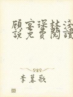 顾宴琛林浅月小说免费阅读最新章节