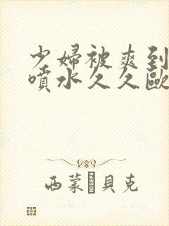 少妇被爽到高潮喷水久久欧美精品日韩