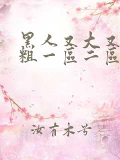 黑人又大又长又粗一区二区