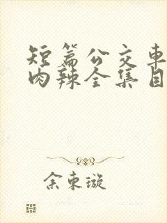 短篇公交车高h肉辣全集目录