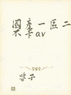 国产一区二区二不卡av