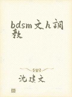 bdsm文h调教