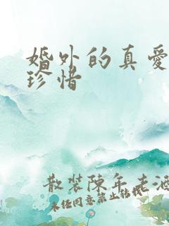 婚外的真爱需要珍惜