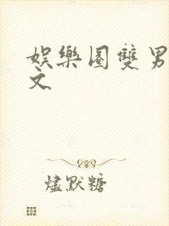 娱乐圈双男主爽文