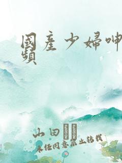 国产少妇呻吟视频