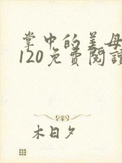 掌中的美母版主120免费阅读