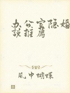 办公室隐婚的小说推荐