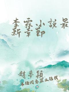 李霖小说最新更新章节