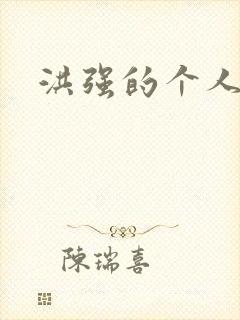 洪强的个人简介