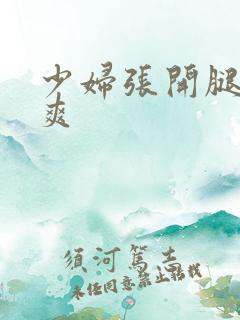 少妇张开腿让你爽