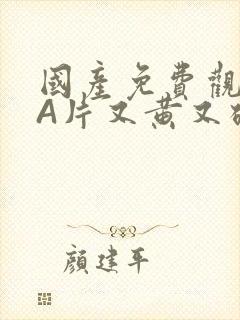 国产免费观看黄A片又黄又硬小说