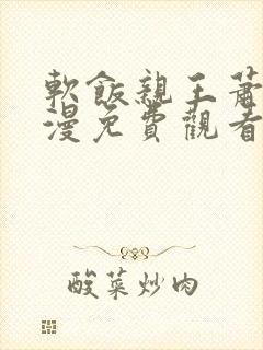 软饭亲王萧天动漫免费观看