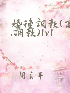 婚后调教(高h,调教)1v1