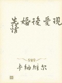 先婚后爱现代言情