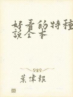 好看的特种兵小说全本