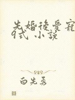 先婚后爱宠妻99式 小说