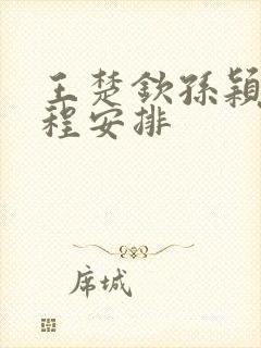 王楚钦孙颖莎赛程安排