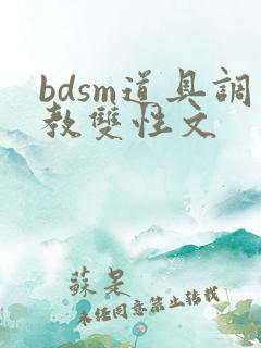 bdsm道具调教双性文