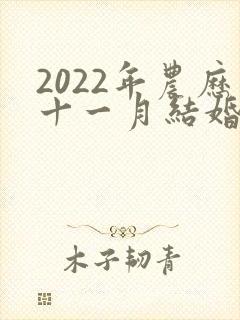 2022年农历十一月结婚吉日