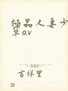 极品人妻少妇嫩草av