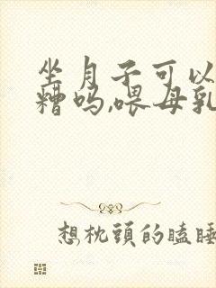 坐月子可以吃醪糟吗,喂母乳