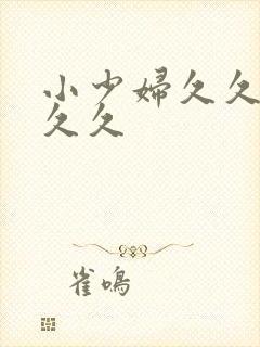 小少妇久久久久久久