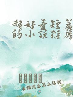 超好看短篇言情的小说推荐