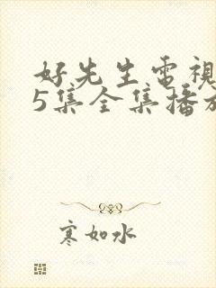 好先生电视剧45集全集播放免费