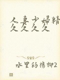 人妻少妇精品久久久久久