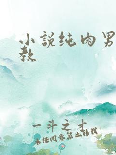 小说纯肉男男调教