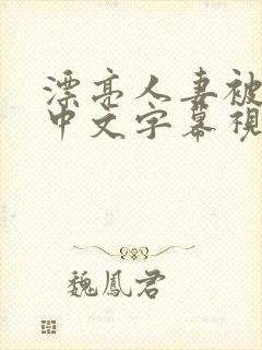 漂亮人妻被中出中文字幕视频