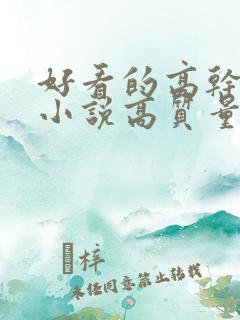 好看的高干言情小说高质量文笔好