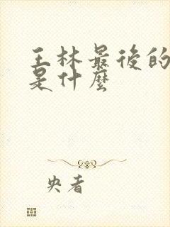 王林最后的结局是什么