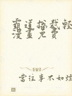 霸道总裁轻点爱漫画免费