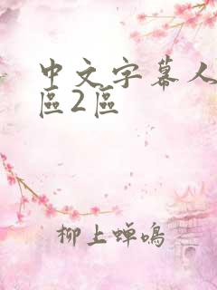 中文字幕人妻一区2区