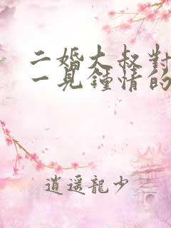 二婚大叔对女主一见钟情的甜宠文