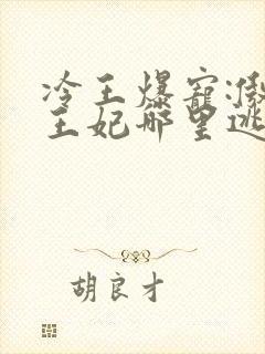 冷王爆宠:傲娇王妃哪里逃小说