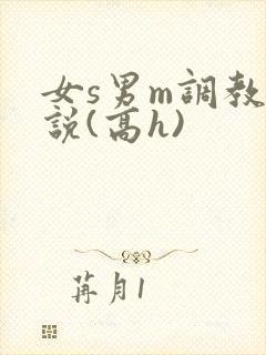 女s男m调教小说(高h)
