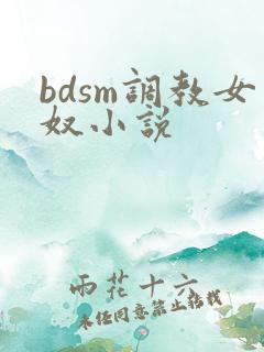 bdsm调教女奴小说