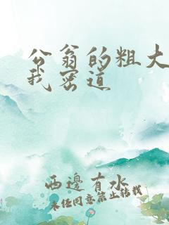 公翁的粗大挺进我密道