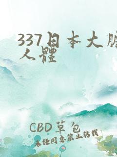 337日本大胆人体