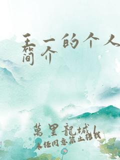 王一的个人资料简介