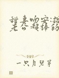 甜妻吻安:总裁老公超棒的